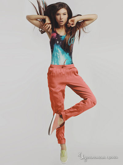 Брюки Xarizmas, цвет коралловый