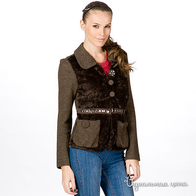 Жакет Luisa Cerano, цвет цвет коричневый