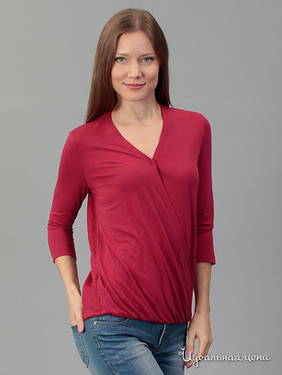 Блуза Tom Tailor, цвет бордовый