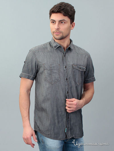 Рубашка Tom Tailor, цвет серый