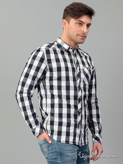 Рубашка Tom Tailor, цвет синий