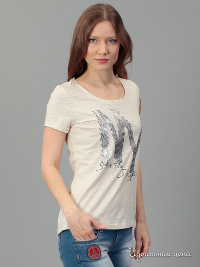 Футболка Tom Tailor, цвет бежевый