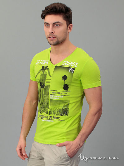 Футболка Tom Tailor, цвет зеленый