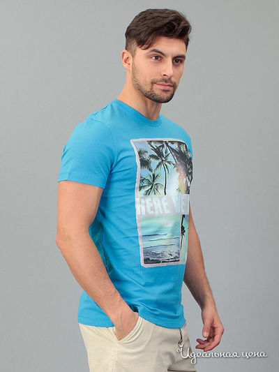 Футболка Tom Tailor, цвет голубой