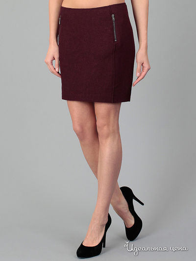 Юбка Tom Tailor, цвет бордовый