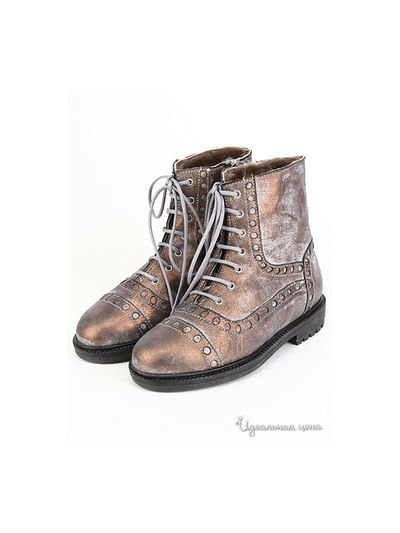 Ботинки Bouton, цвет серый, бронзовый