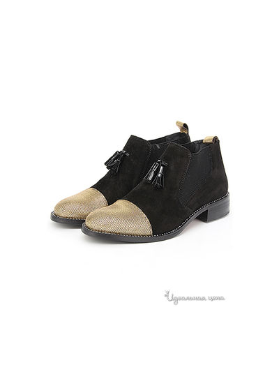 Ботинки Bouton, цвет черный, золотой