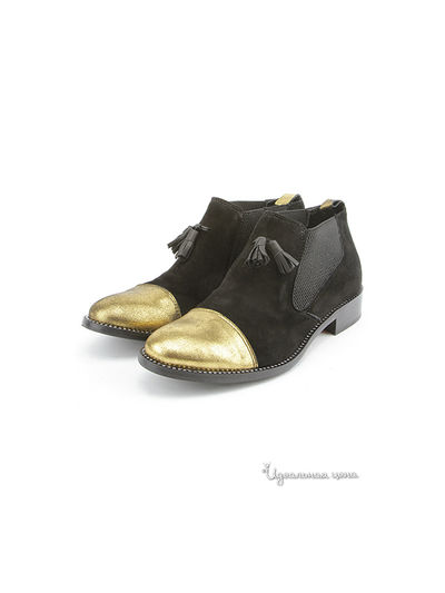 Ботинки Bouton, цвет черный, золотой