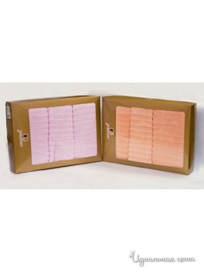 Набор полотенец, 3 шт Унисон, цвет оранжевый