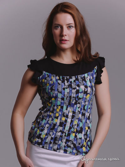 Блуза Essa, цвет синий, черный