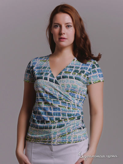 Блуза Essa, цвет синий, зеленый