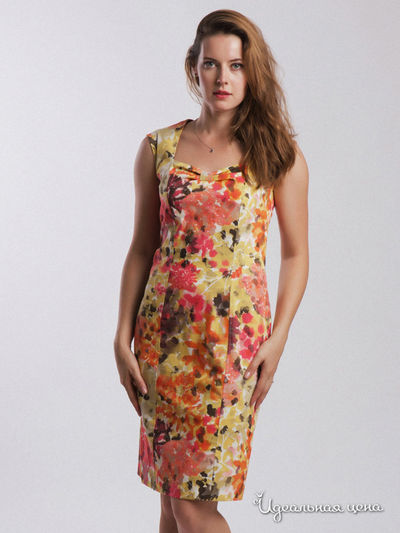 Платье Essa, цвет оранжевый, желтый