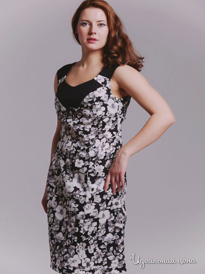 Платье Essa, цвет черный, белый