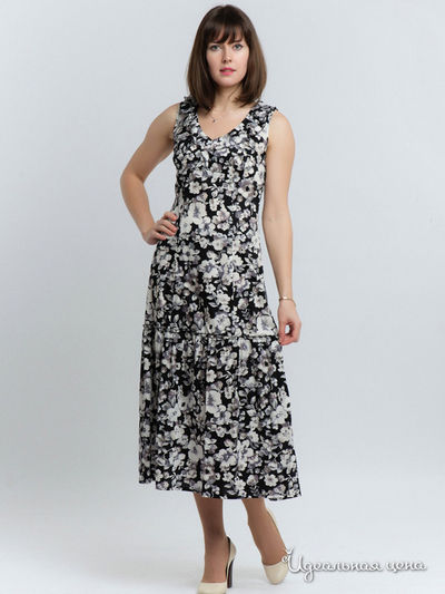 Платье Essa, цвет черный, белый