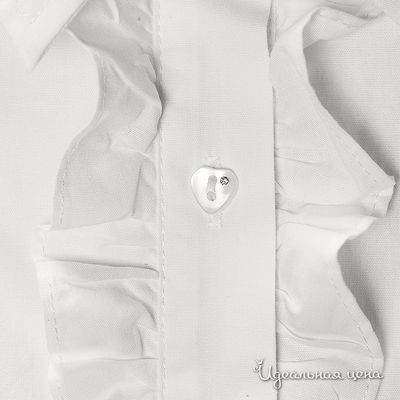 Блуза-боди Montefiore для девочки, цвет белый