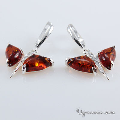 Серьги Migura, цвет коричневый