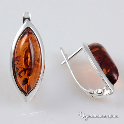 Серьги Migura, цвет коричневый