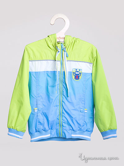 Куртка PlayToday, цвет голубой, салатовый