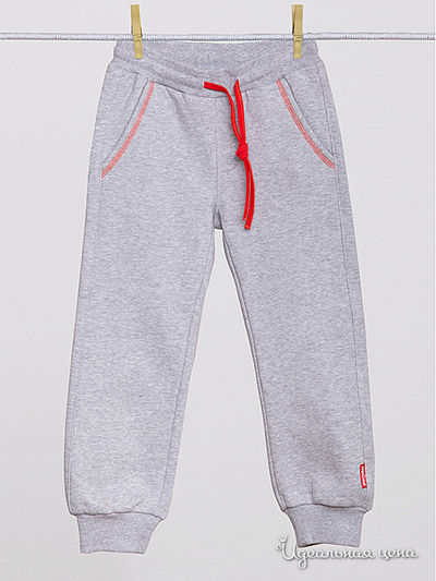 Брюки PlayToday, цвет серый, красный