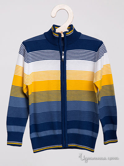 Кардиган PlayToday, цвет синий, желтый, белый