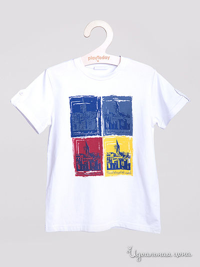 Футболка PlayToday, цвет белый