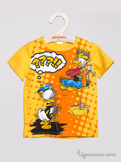 Футболка PlayToday, цвет оранжевый