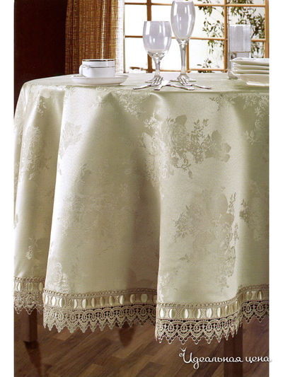 Комплект столового белья Softline, цвет светло-коричневый