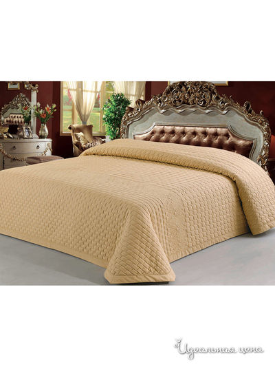 Покрывало стеганое, 220х240 см Softline, цвет бежевый