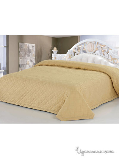 Покрывало стеганое, 220х240 см Softline, цвет бежевый