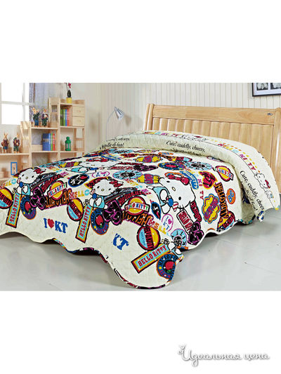 Покрывало стеганое, 180х220 см Softline, цвет мультиколор