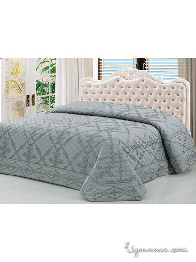 Покрывало стеганое, 220х240 см Softline, цвет серый