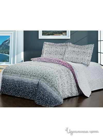 Комплект постельного белья 1.5-спальный Softline, цвет серый