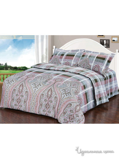 Комплект постельного белья Евро Softline, цвет бежевый