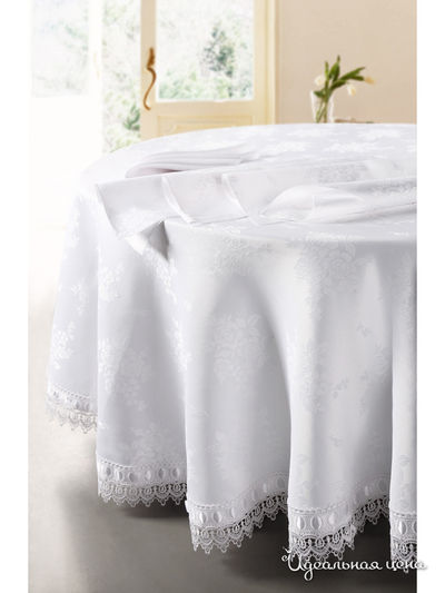 Комплект столового белья, 5 предметов Softline, цвет белый