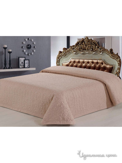 Покрывало стеганое, 220х240 см Softline, цвет бежевый