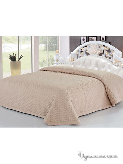 Покрывало стеганое, 220х240 см Softline, цвет бежевый