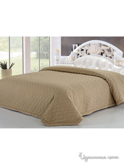 Покрывало стеганое, 240х260 см Softline, цвет бежевый