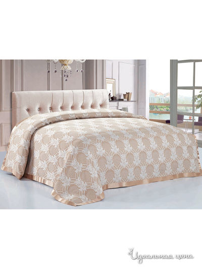 Покрывало, 220х240 см Softline, цвет персиковый