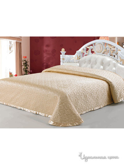 Покрывало стеганое, 220х240 см Softline, цвет золотистый