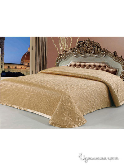 Покрывало стеганое, 220х240 см Softline, цвет бежевый