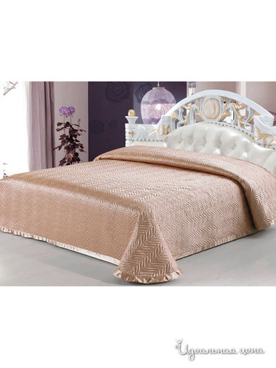 Покрывало стеганое, 220х240 см Softline, цвет бежевый