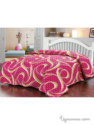 Покрывало стеганое, 220х240 см Softline, цвет розовый