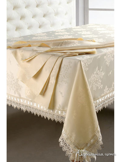 Комплект столового белья Softline, цвет бежевый