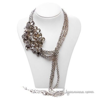 Колье Эсмеральда, цвет серый