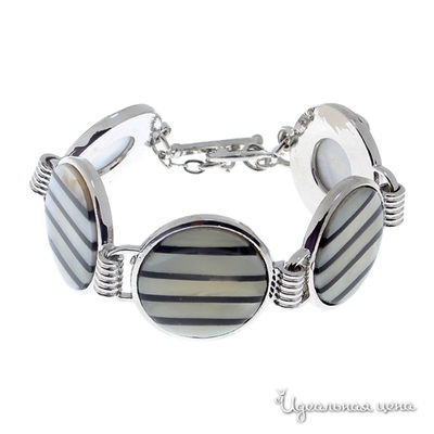 Браслет Эсмеральда, цвет серебристый