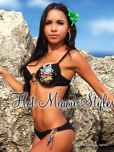 Купальник раздельный Hot Miami Styles, цвет черный