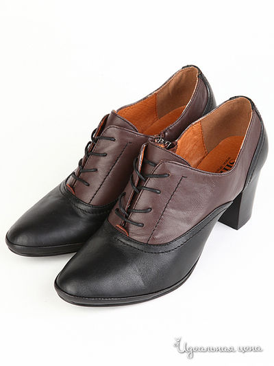 Ботильоны Shelly, цвет черный, коричневый