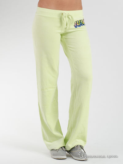 Брюки Juicy Couture, цвет салатовый