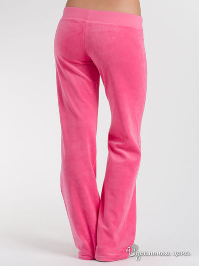 Брюки Juicy Couture, цвет розовый