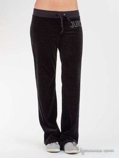 Брюки Juicy Couture, цвет коричневый